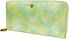 ANNA SUI Butterfly Long Wallet with Antique Enamel Papillon 316891 Women's Zip-Around Closure, Leather, Leather, Green,