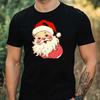 Mens Retro Santa Claus Theme Cotton T-Shirt Size XS To 5XL-