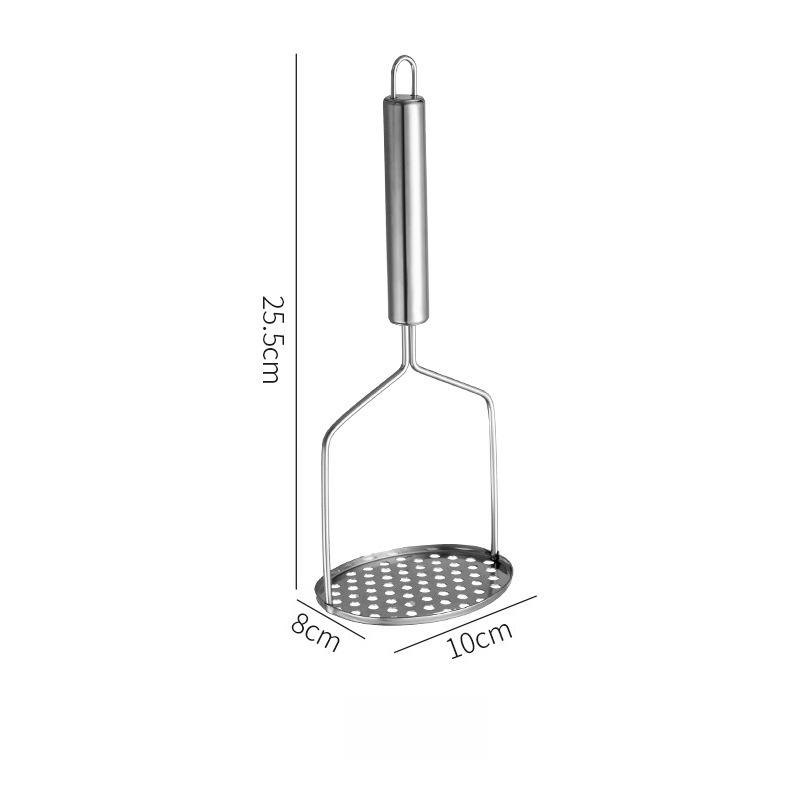 Stainless Steel Potato Masher Home Vegetable Press Mesh Manual Food Crusher for Sweet Pumpkin Avocado Kitchen Acceesories