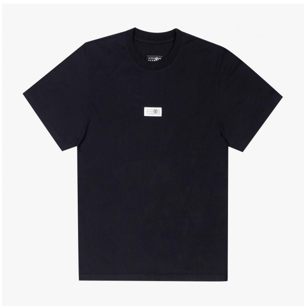 Maison Margiela Mm6 Numbering Logo PaTch Men ShorT Sleeve T shirT Sh0gc0032