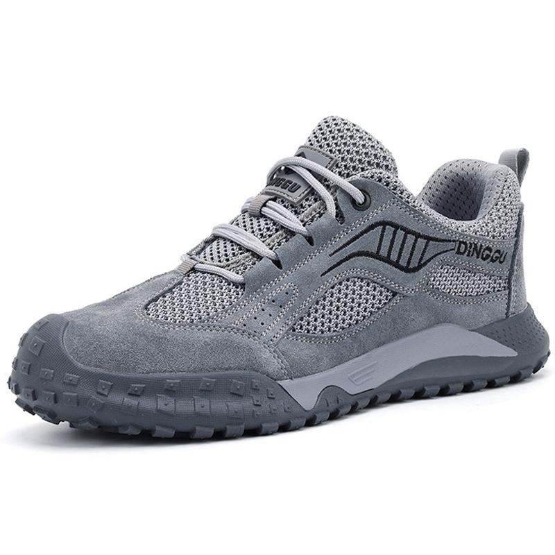 Non-slip Indestructible shoes Anti-smash Anti puncture Safety Shoes Men Breathable Steel toe shoes Work Sneakers Industrial Shoe
