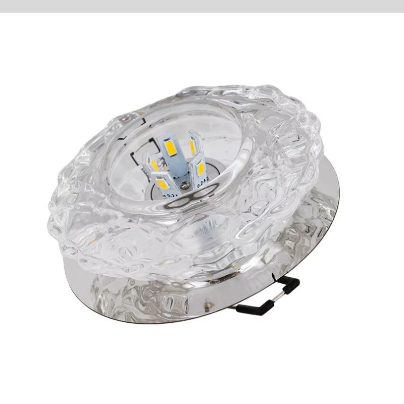 Aisle Flush LED Ceiling Lamp Living Room Crystal Corridor Aisle Lights LED Ceiling Lights