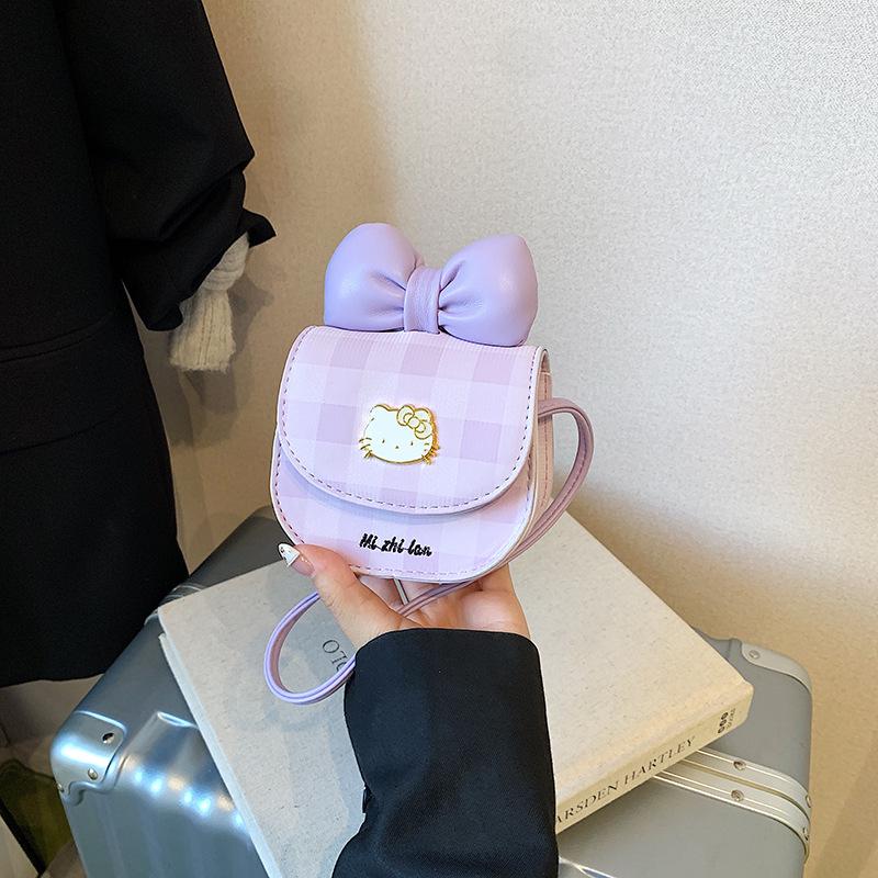 

Mini Cute Girl s Crossbody Shoulder Bag - Parent-Child Style Coin Purse for Kids фіолетовий