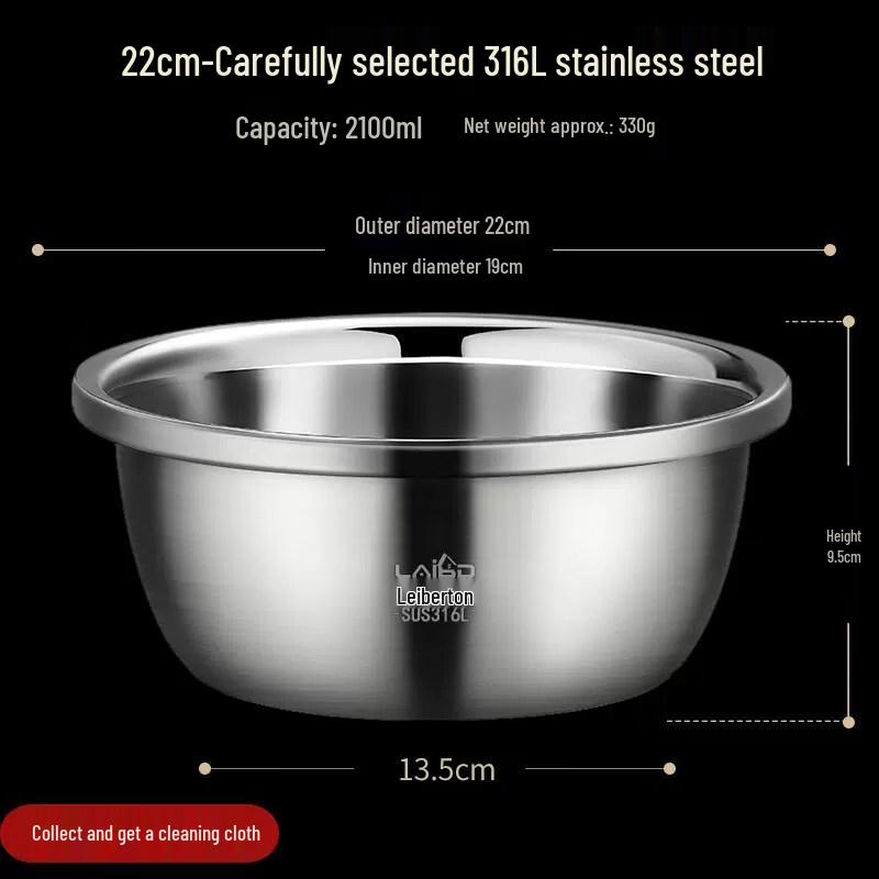 ZISIZ German 316L Stainless Steel Basin Set