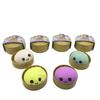 Colorful Dumpling Squishes Stress Balls Reusable Low Rebound Decompression Toys Dough Ball Unique Home Decoration Gifts