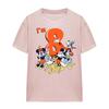 Mickey Mouse & Friends Womens/Ladies Vintage Group 8th Birthday T-Shirt