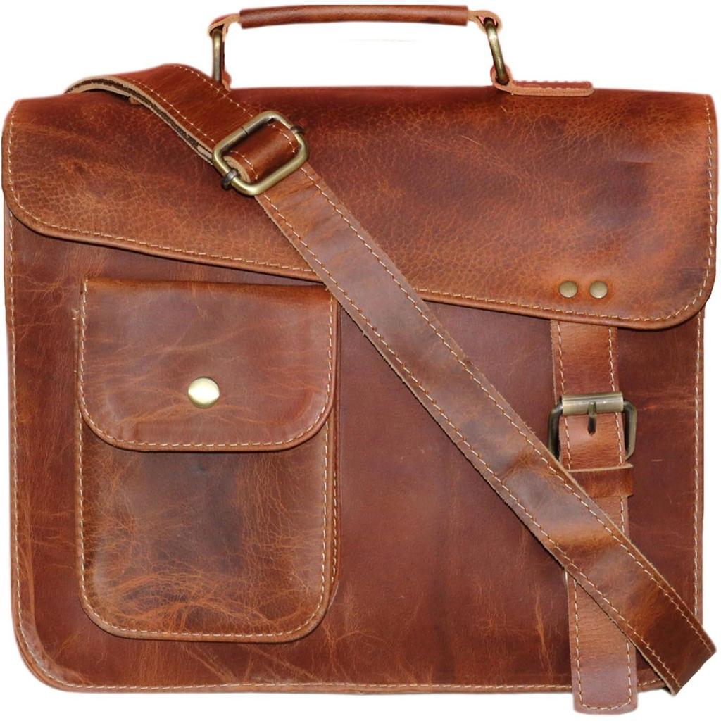 11" kleine Leder-Umhängetasche, Umhängetasche, Umhängetasche, Vintage-Umhängetasche für Damen und Herren, Umhängetasche, Herren-Geldbörse, kompatibel mit iPad und Tablet