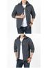 Men's Waterproof Breathable Outdoor Jacket with Detachable Hood - Spring/Autumn Plus Size Windbreaker & Sport Casual Outerwear.