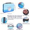DIY 5D Diamantmålning Sjöjungfru Verktyg Förvaringslåda Resväska Diamantmålningstillbehör Bulkväska Kit Rund Flaska Förvaringsverktyg