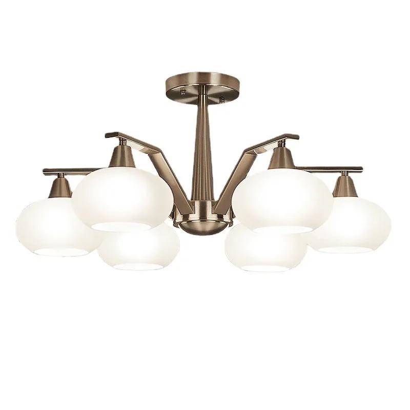 Candelabru Modern Metal Nichel LED Iluminat Decor Living Sufragerie Lămpi Pandantive LED Dormitor Lumină Suspendată Corp de Iluminat