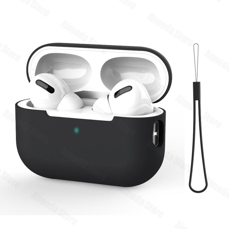 Case For Airpods Pro 2 Silicone Solid Wireless Headphone Cover For Apple Air Pod Pro2 2nd Generation Protective Shell