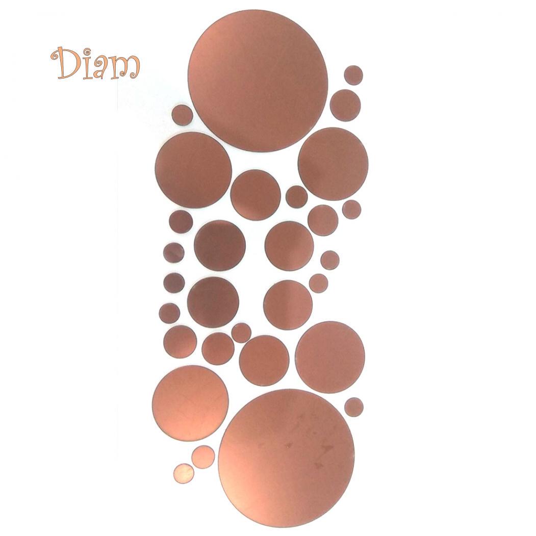 

Настенные 3D наклейки от CO&LO с зеркальным отображением,30 шт one size коричневый