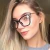 Occhiali Trasparenti Lusso Minimalista Montatura Cool Cat Eye Occhiali da Vista Donna Uomo Lenti Trasparenti Fredde Occhiali Oculos