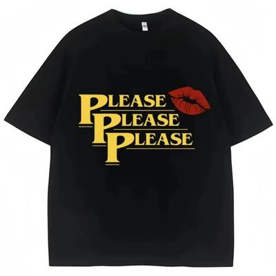 Sabrina Carpenter Please Please Please T Shirt Fashion Aesthetic Men Women O-Neck Short Sleeve Summer Cotton Casual T-shirt