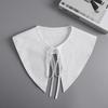 Solid Color Big Pointed Fake Collar Female Shoulder Wraps Shirt Detachable Collar Small Shawl Clothing False Collar Small Cape