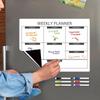 Stylish Erasable Magnetic Calendar Board For Easy Weekly Planning Calendar Erasable Monthly And Weekly Schedule Magnetic
