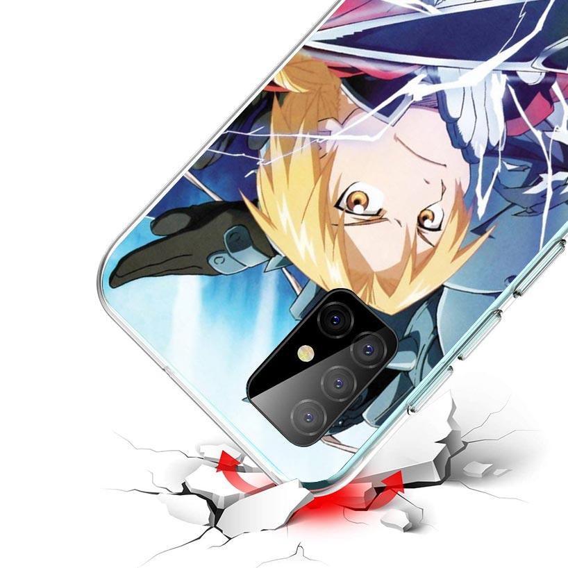 F-Fullmetal Alchemist Anime Phone Case For Samsung Galaxy A12 A52S A42 A32 A22 A51 A50 Note 20 Ultra 10 S10 Plus A71 A70 A31 A30
