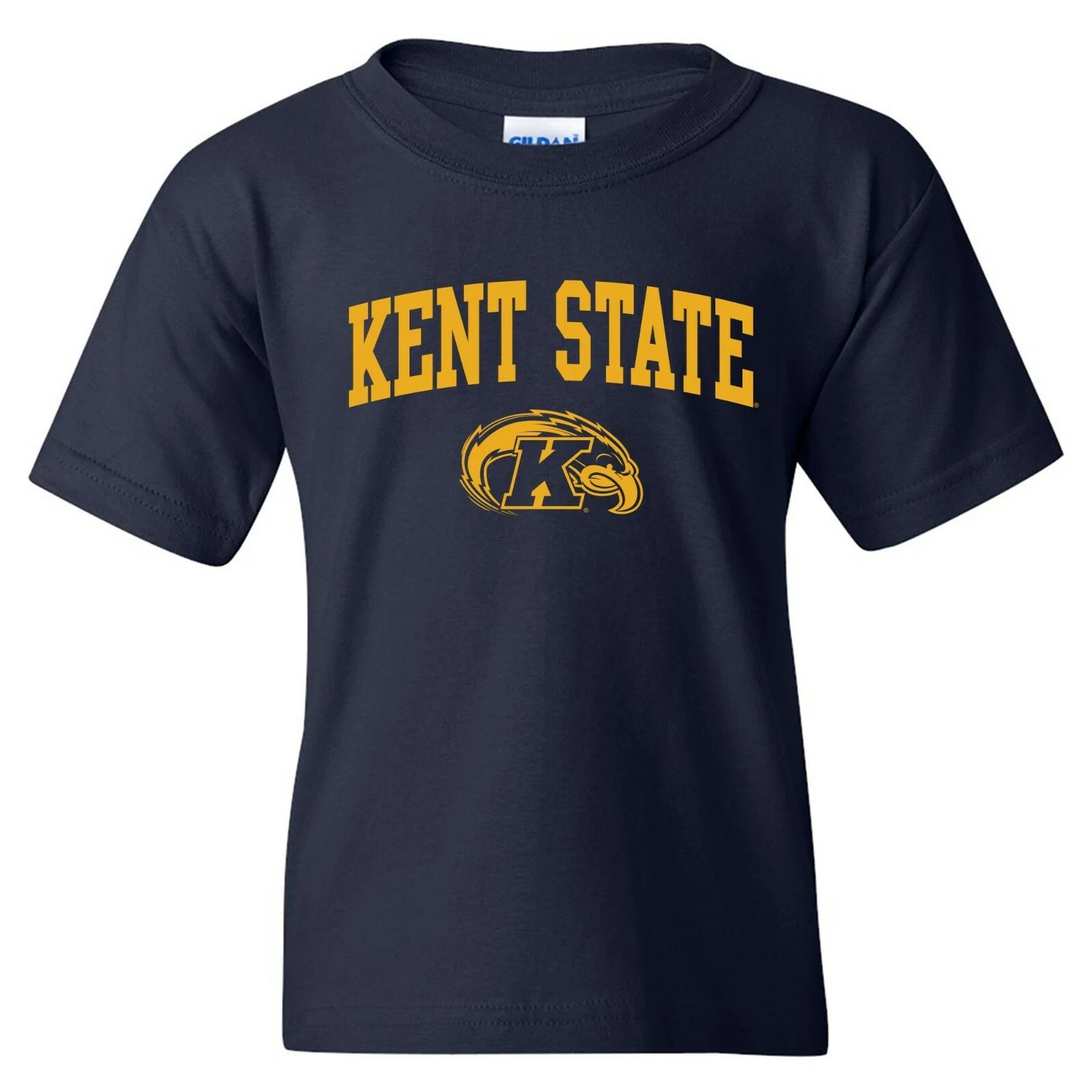 Kent State Golden Flashes Arch Logo Licensed Unisex Youth T-Shirt 3XL