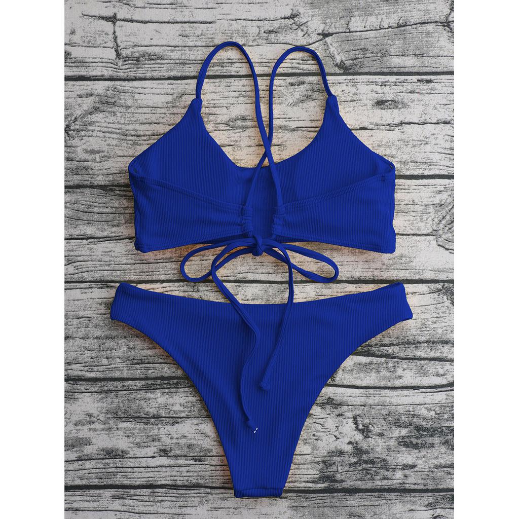 Buy Wrinkled Designer Swimsuit Women Ribbed Orange Luxury Swimwear 2022