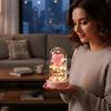 Transparent Acrylic Cover Love Ornaments Romantic LED Love Lamp Glow Led Light  Party Decoration