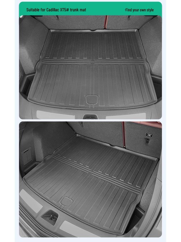 23-25 Cadillac XT5/Lyriq Eco-Friendly TPE Trunk & Seat Back Mat