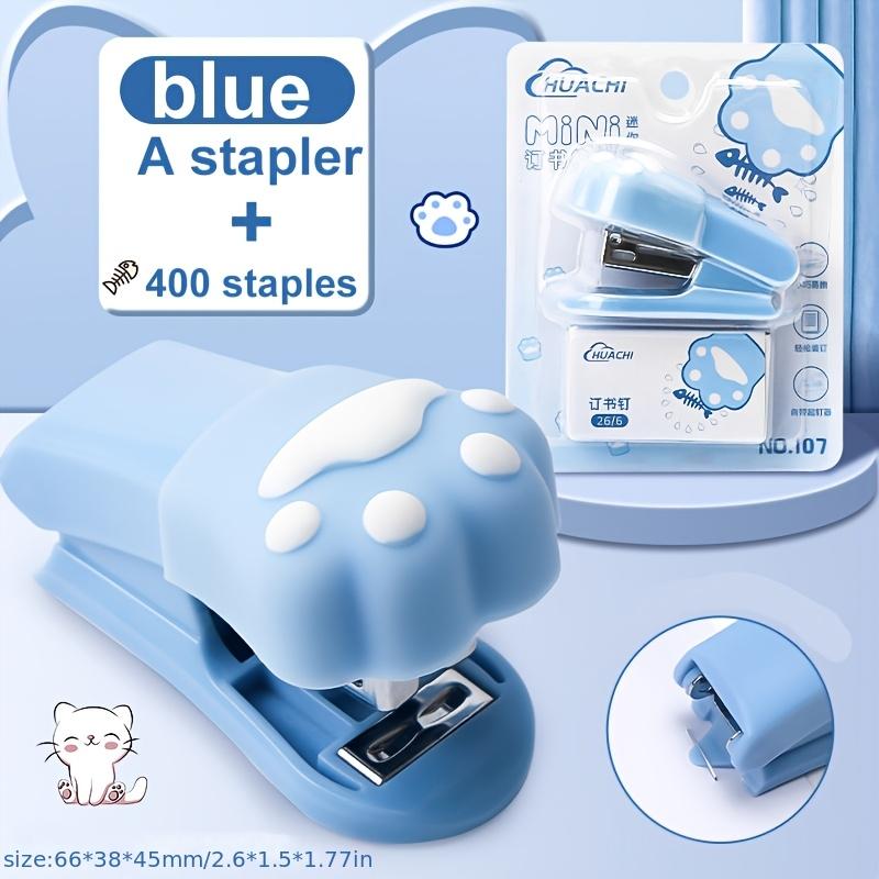 

Cat Paw Mini Stapler синій