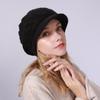 Fried Dough Twists Knit Hat Plush Thickened Warm Wool Hat Suitable for outdoor wind protection in autumn and winter