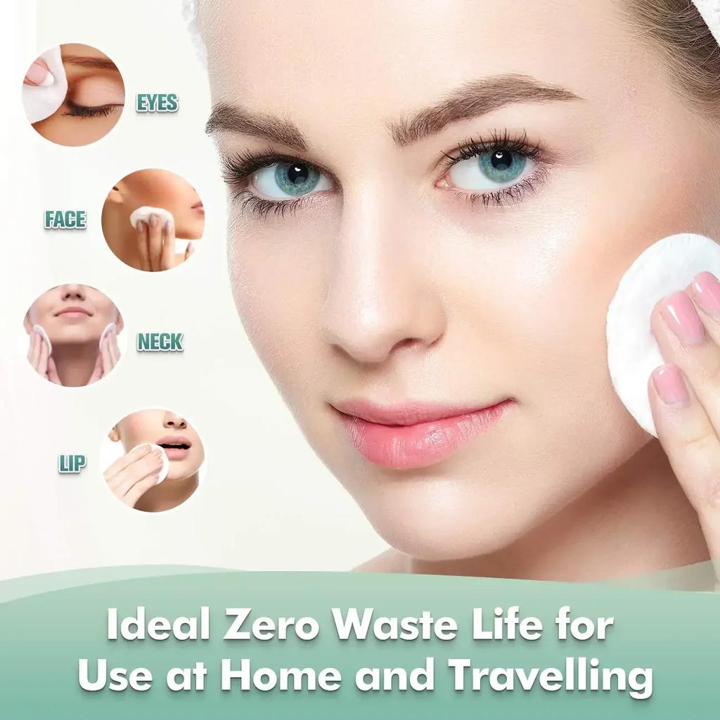 1/3/5/10PCS Bamboo Fiber Makeup Remover Pad Reusable Makeup EraserBamboo Cotton Cloth for Removing Makeup Washable EcoFriendly for All Skin