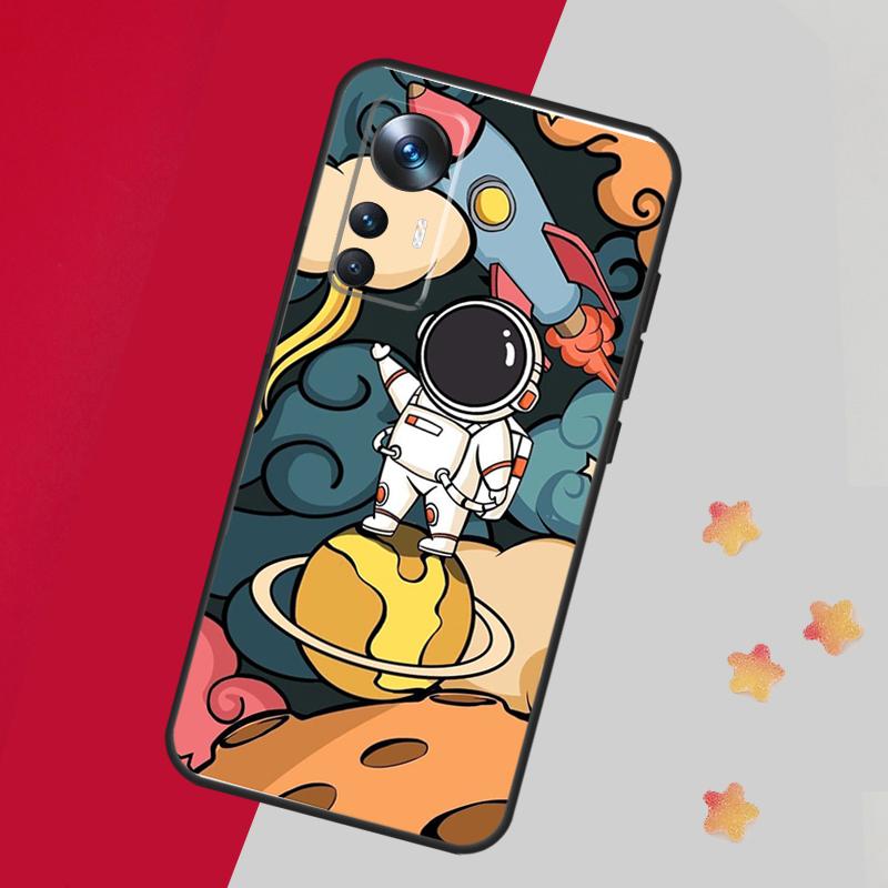 Cute galaxy Astronaut Case For Xiaomi 15 14 13 Ultra 11T 12T 13T 14T Pro Cover For POCO X7 X6 X3 X5 F5 F6 F7 Pro