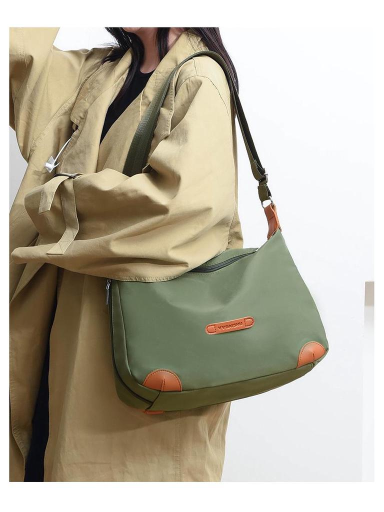 Trendy Women's Oxford Cloth Crossbody Shoulder Tote Bag