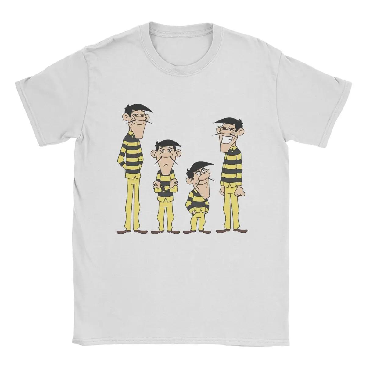 

The Daltons Lucky Luke Men T Shirt Novelty Tees Short Sleeve Round Neck T-Shirts 100% Cotton New Arrival Clothing - Men s Sum... S разноцветный