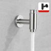 Nickel/Black 304 Stainless Steel Bathroom Quick Tap Wall Mounted Single Cold Faucet Press Type Outdoor Balcony Mop Pool Faucet