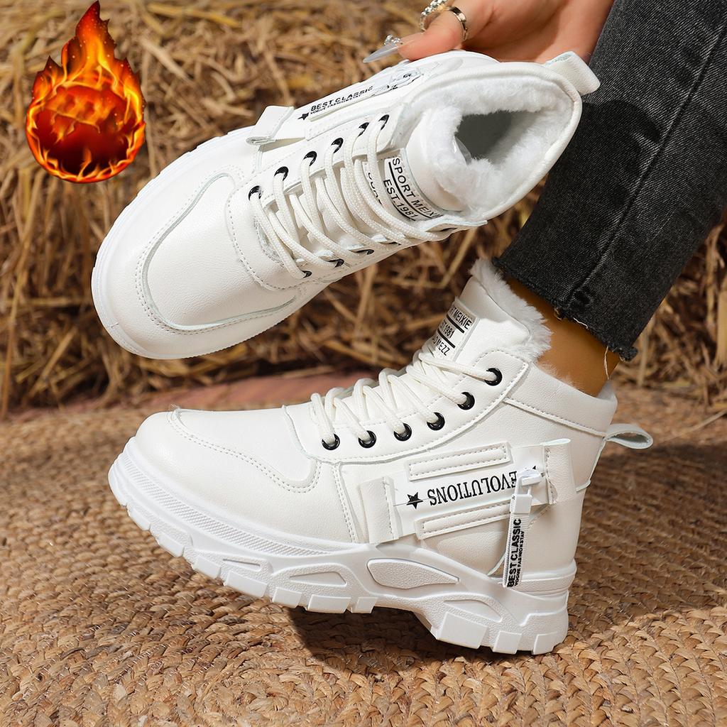 Women Snow Boots Plus Size Comfortable Outdoor Ankle Boots Winter Warm Platform Sneakers  New Casual High-top Shoes Women