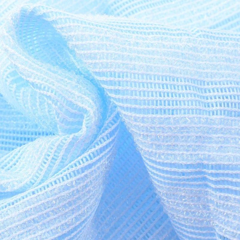 Exfoliating Washcloth Back Scrubber for Shower for Men  and Women Silver-ion Multi-Function Foam Bath Towel Ultra