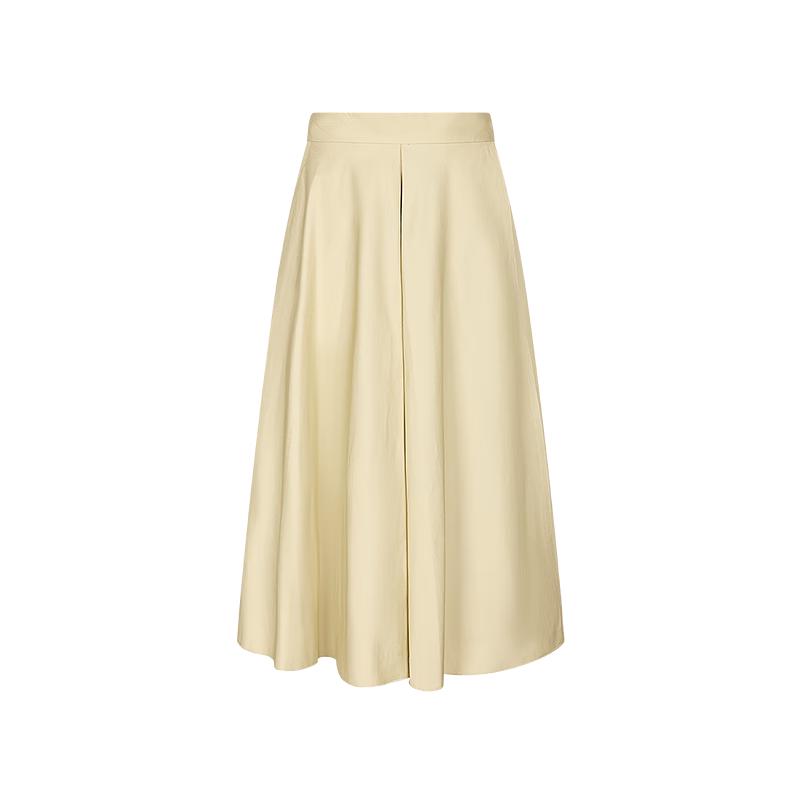 

LESS Women s Cotton Wide-Leg Cropped Culottes L