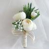 Simple Bridal Corsage Elegant Artificial Flower Bud Corsage  For Wedding Birthday Bridal Décor