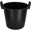 Plastic Mason's Bucket - KOTARBAU - Round 40L - Black