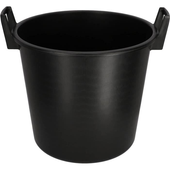 Plastic Mason's Bucket - KOTARBAU - Round 40L - Black