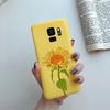 Fashion Daisy Flower Cute Silicone Cartoon Phone Case for Samsung Galaxy S9 S9 Plus Samsung S 9 Samsungs9 Plus S9plus Case Cover
