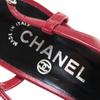 Excellent CHANEL COCO Mark two-tone leather slingback pumps leather37.5 G27344 Used