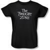 Twilight Zone - Womens Logo T-Shirt In Black, X-Large, Black