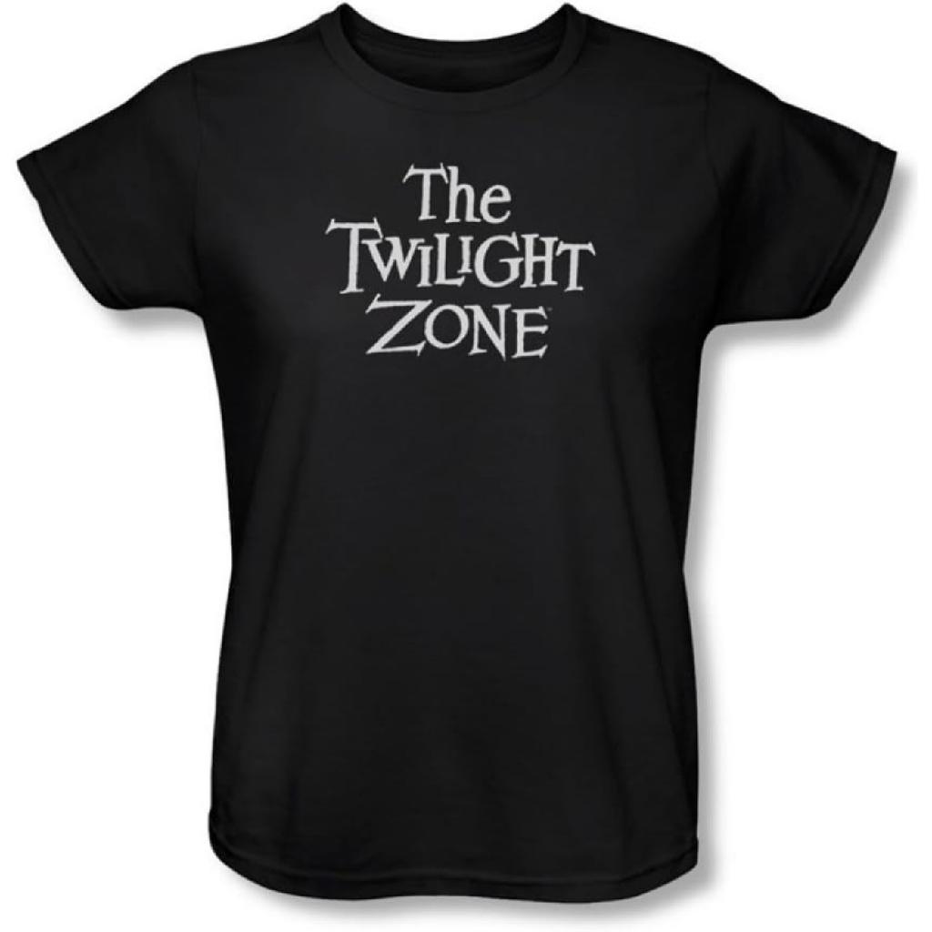 Twilight Zone - Womens Logo T-Shirt In Black, X-Large, Black