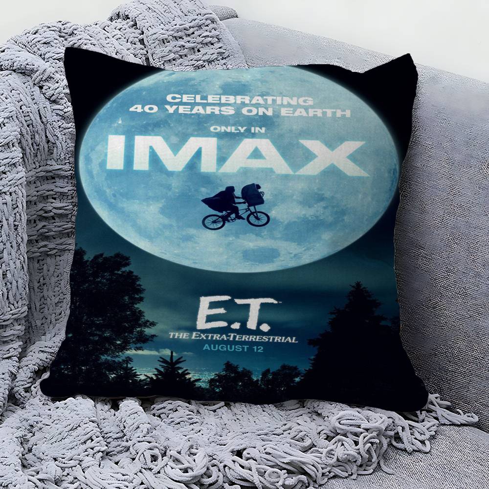 Movie E.T. The Extra-Terrestrial Personalized picture text home decorative pillows Household Gifts 45x45cm