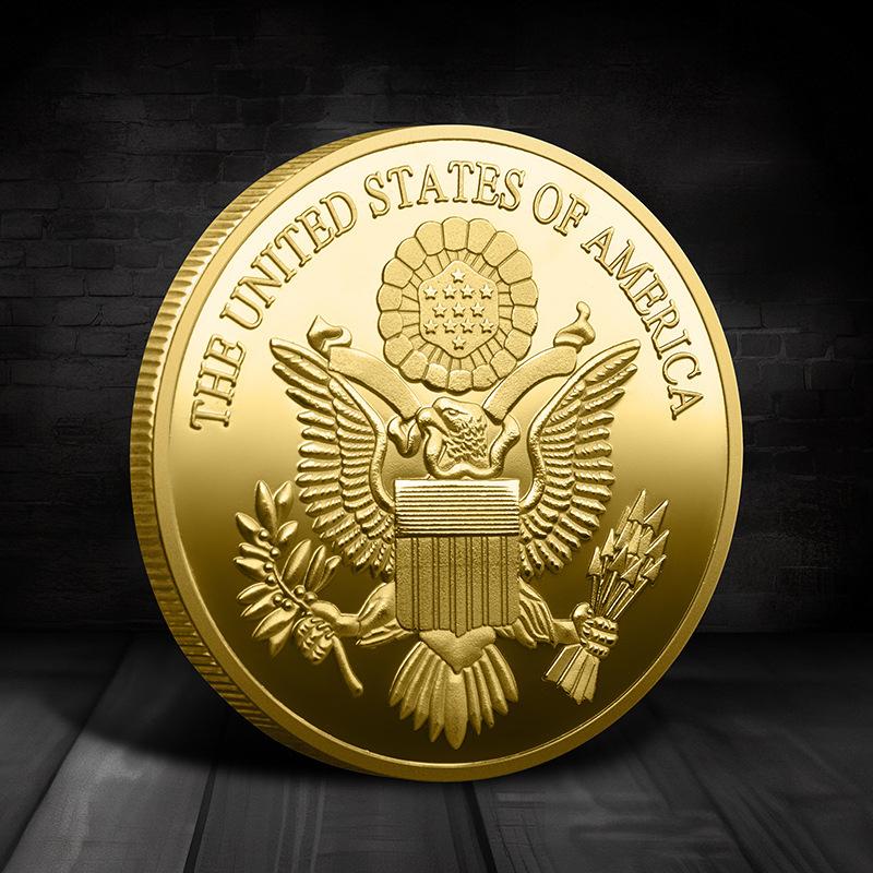 Souvenir-Münze Amerikanischer Adler der Freiheit Gedenkmünze Double Eagle Glücks-Gold-Silbermünze Gedenkmedaille