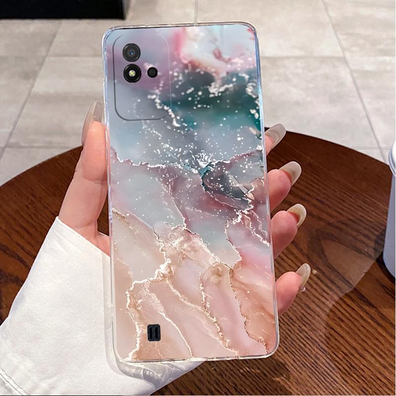 For Realme Narzo 50i RMX3235 Phone Case Luxury Cute Love Rabbit Funny Clear Soft Silicone Back Cover For Realme Narzo50i Cases