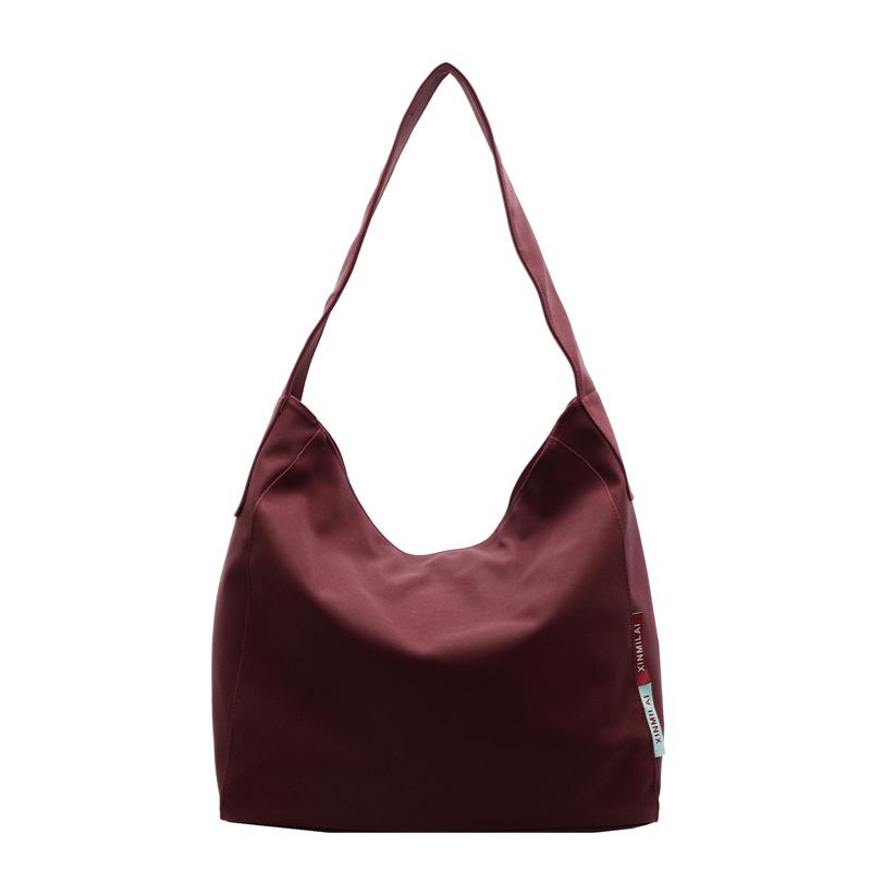 New Women's Simple Shoulder Bag Japanese and Korean Casual Tote Daily Commuting Shoulder Bag