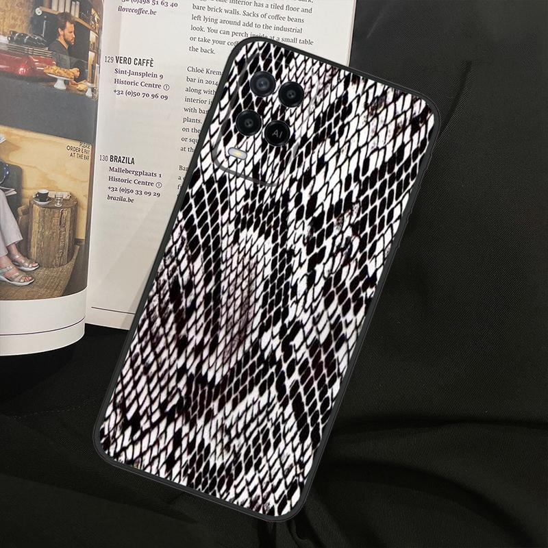 Snake Skin For Oppo A78 A98 A80 A40 A60 A18 A38 A58 A15 A17 A77 A74 A94 A54 A57S A16 A76 A96 Phone Case