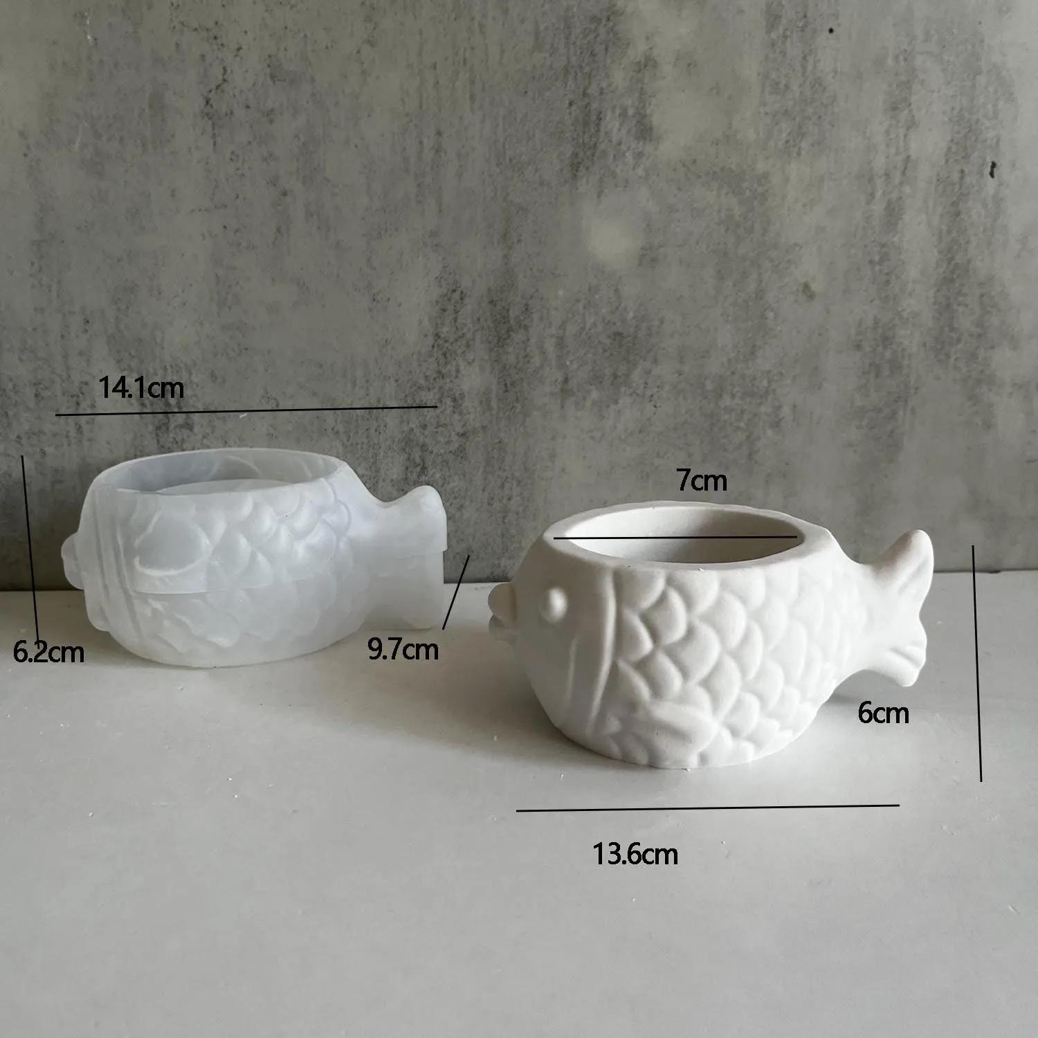 

Форма для животных, банка для свечей, силиконовая форма, сова, толстоголовая рыба, раковина, гипсовая чашка для ароматизации, суккулентный горшок, цементная силиконовая форма