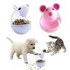 Food Leakage Tumbler Feeder Treat Ball Cute Little Mouse Toys Interactive Toy For Cat Food Slow Feeding Pet Toy Supplies