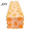 Fall Harvest Table Decor Runner Decorations, Maples Leaves Lace Orange Seasonal Dining Room Tablecloth Runner, Autumn Thanksgiving Decorations
